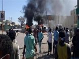 مظاهرات بمدينة الرهد غرب السودان وحرق مقر الحزب الحاكم